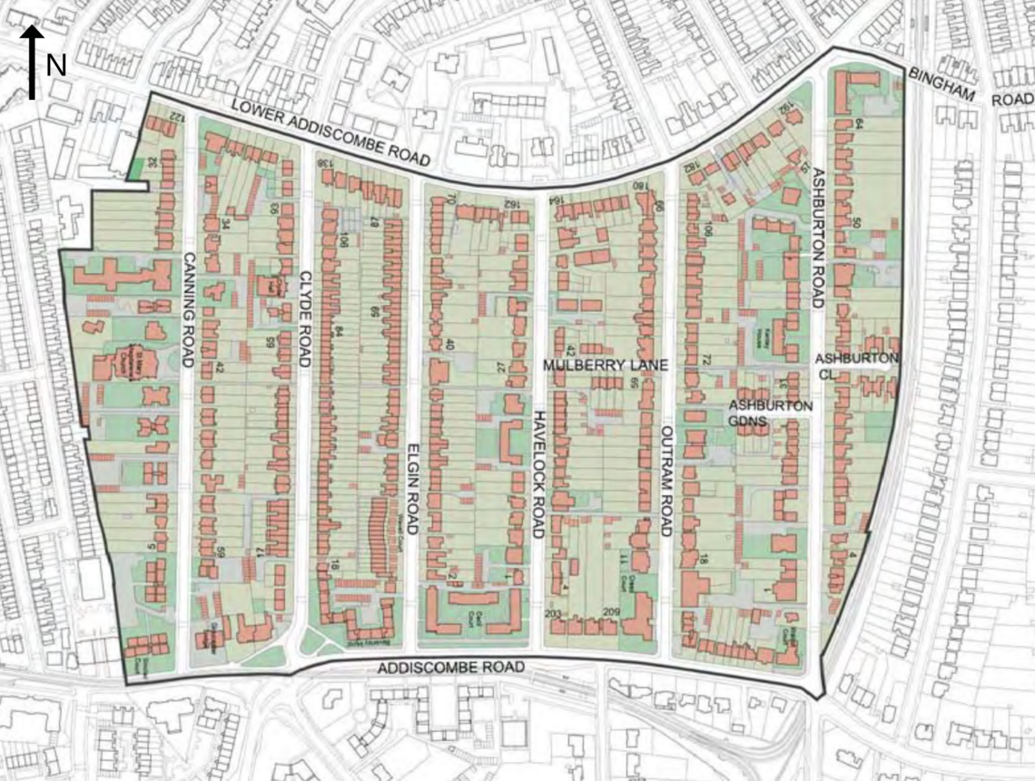 East India Estate Conservation Area Map